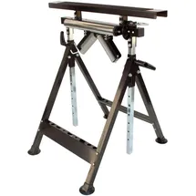 Lemodo Arbeitsbock Stahl 83–129 cm schwarz höhenverstellbar