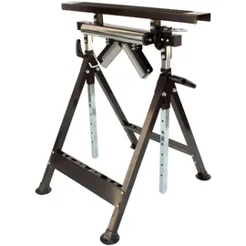 Lemodo Arbeitsbock Stahl 83–129 cm schwarz höhenverstellbar