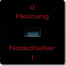 Busch-Jaeger Heizungs-Notschalter 2102 H-35