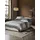 IRISETTE Wave-J 8651 gestreift grau 135 x 200 cm + 80 x 80 cm