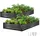 Vevor Hochbeet Metall 244 x 122 x 30 cm Dunkelgrau