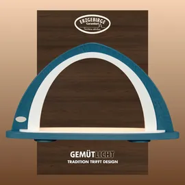 Weigla LED Schwibbogen »Weihnachtsdeko, Made in Germany« 1 Stk. Leerbogen zum Selbstbestücken blau