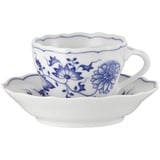 Blau Zwiebelmuster Kaffeetasse 2tlg.