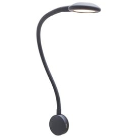 kalb Material für Möbel LED Bettleuchte schwarz, USB-Ladefunktion, warmweiß, 1er SET, dimmbar