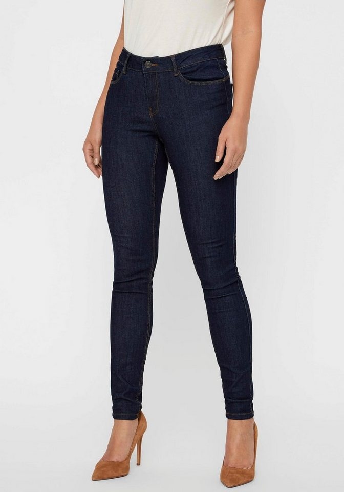 Vero Moda Skinny-fit-Jeans VMSEVEN SHAPE UP blau S