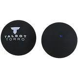 Talbot-Torro Squashball (1 blauer Punkt, Speed schnell) schwarz - 1 Ball