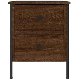 vidaXL Nachttische 2 Stk. Braun Eichen-Optik 40x42x50 cm Holzwerkstoff