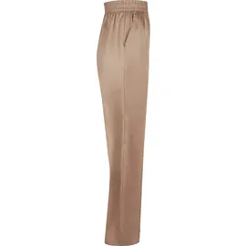 URBAN CLASSICS Satin Wide Hosen Soft taupe 4XL
