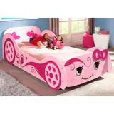 Vipack Autobett Pretty Girl 90 x 200 cm rosa