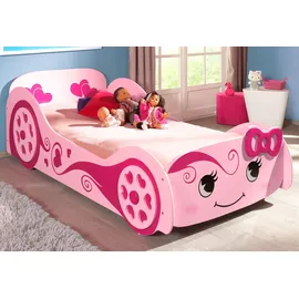 Vipack Autobett Pretty Girl 90 x 200 cm rosa