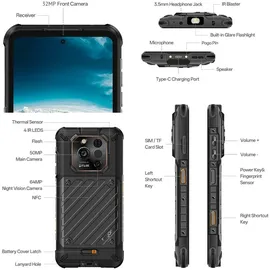 Ulefone Xever 7 5G 12gb/512gb 6.7 ́ ́ - Black