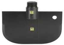 Haug ESD Schaber, Stielverbindung 8934ESD , Maße (L x B x H): 230 x 148 x 37 mm