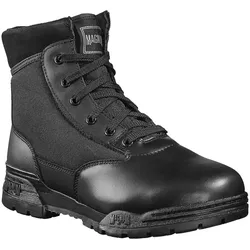 Stiefel MAGNUM "Classic Mid", Gr. 47, schwarz, Leder, Textil, unifarben, sportlich, Schuhe, Wasserdicht