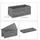 Relaxdays Schubladenschrank 74,5 x 58 x 30 cm Grau