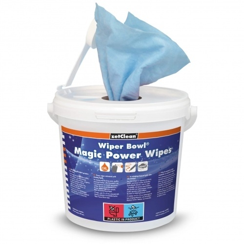 ZVG zetClean® Wiper Bowl® Magic Power Wipes (Spendereimer) 72 Tücher, 50134-000