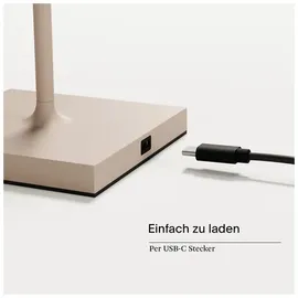 Sigor Nuindie Stehleuchte dünenbeige USB-C