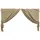 Quick Star Seitenwand für Pavillon 3x4 m 2 Stück Beige 3 x 4 m