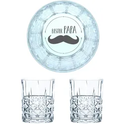 Nachtmann Whiskyglas mit Gravur Bester Papa, 2er Set