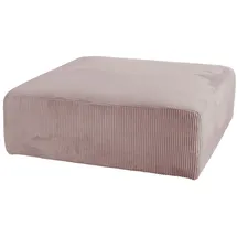 KAWOLA Hocker WIOLO SOFT Sitzelement für Modulsofa Cord rosa