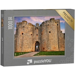 puzzleYOU Puzzle Puzzle 1000 Teile XXL „Altes Stadttor von Aigues-Mortes, Frankreich“, 1000 Puzzleteile, puzzleYOU-Kollektionen Frankreich