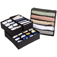 Navaris 4er Set Schrank Organizer Boxen Kleiderschrank Ordnungssystem Wickelkommode
