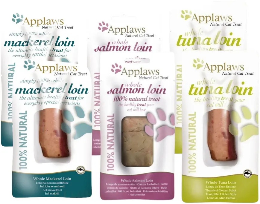 Applaws Natural Cat Loin Lachsfilet 6x30g (Rabatt für Stammkunden 3%)