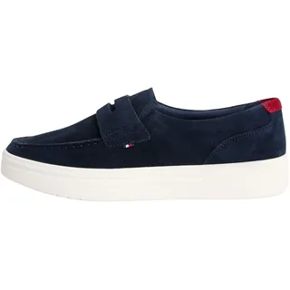 Tommy Hilfiger Modern Light Hybrid Suede Loafer Herren Blau 43