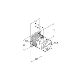 Kludi FLEXX.BOXX Unterputz-Körper, Unterputz-Rohbau-Set, 88011