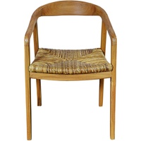 SIT Möbel SIT&CHAIRS Armlehnstuhl Teak/Rattan natur mit Rattan Sitz