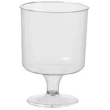 Starpak Papstar Stiel-Gläser für Rotwein, PS 0,2 l Ø 7,2 cm · 10 cm glasklar einteilig