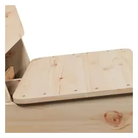 vidaXL Gartenstuhl 60 x 64 x 70,5 cm beige 1 St.