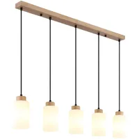 GLOBO Hängeleuchte 1-flg. 10 cm Landhaus Braun Holz