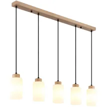 GLOBO Hängeleuchte 1-flg. 10 cm Landhaus Braun Holz