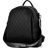 Mofut Rucksack, Damen Rucksack, Diebstahlsicherer Taschen Handtasche Schultertasche, Wasserdichte Schultaschen Anti-Diebstahl Tagesrucksack Schulte... - Schwarz