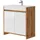 Vicco Lemgo, Goldkraft eiche 79.8 cm, besteht aus Badunterschrank und Waschbecken