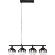 just light. Just Light Pendelleuchte Zea 4-flammig Schwarz