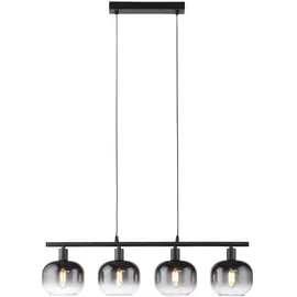 just light. Just Light Pendelleuchte Zea 4-flammig Schwarz