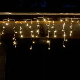 Star-Max Lichterkette Eisregen 480 LED innen+außen, mit Timerfunktion, 12 m