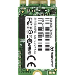 Transcend TRANSCEND TS64GMTS400S 64GB SSD-Festplatte