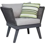 Jet-Line Cuba Gartensessel Lounge schwarz