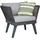 Jet-Line Cuba Gartensessel Lounge schwarz