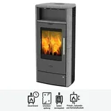 Fireplace Kaminofen Teraga  (6 kW, Raumheizvermögen: 108 m3, Material Verkleidung: Speckstein, Schwarz)