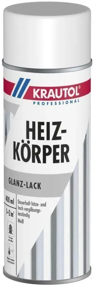 KRAUTOL HEIZKÖRPERLACK | weiß - glänzend - 400ml-Spray