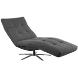Kawola Relaxliege, Anthrazit, Schwarz, Textil, Echtholz, 1-Sitzer, Füllung: Komfortschaum, 82x115x156 cm, Wohnzimmer, Sessel, Relaxliegen