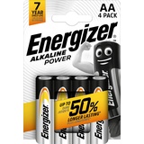 Energizer Power Mignon (AA)-Batterie Alkali-Mangan 1.5V 4St.