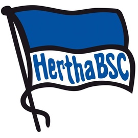 wall-art Wandtattoo »Hertha BSC Logo Fahne«, (1 St.), selbstklebend, entfernbar, bunt