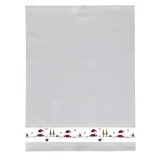 FRAMSOHN Geschirrtuch Waffel 'Xmas Santa' 50 x 70 cm (Farbe: Rot)