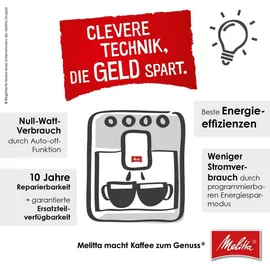 Melitta Latticia OT F300-103 Schwarz + Milchlanze