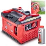 Hecht Stromerzeuger Inverter Benzin IG 1100, 1,02 in kW, 4,5 Liter - 1000W - 53,3 cm3 rot