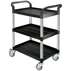 Etagenwagen schwarz 85,0 x 48,0 x 100,0 cm